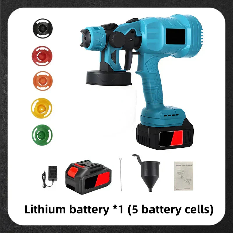 🎨 Wireless Electric Paint Sprayer | Christmas SALE 54% OFF!! | Cordless HVLP for Home DIY & Furniture | Fast, Even Coating Tool & Perfect Gift 🎄✨