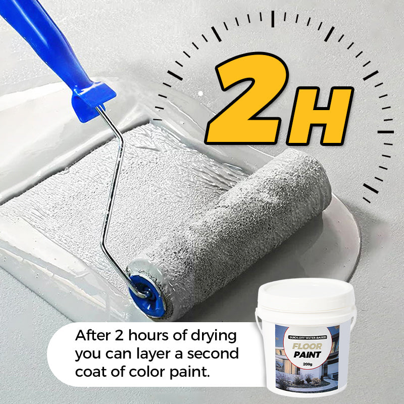 🔥Early Christmas Sale✨Quick-Dry Water-Based Floor Paint