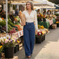 💥Women's High-Waist Wide-Leg Jeans