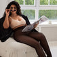 The Original Magic Fleece Lined Leggings Sheer Fake Translucent Pantyhose