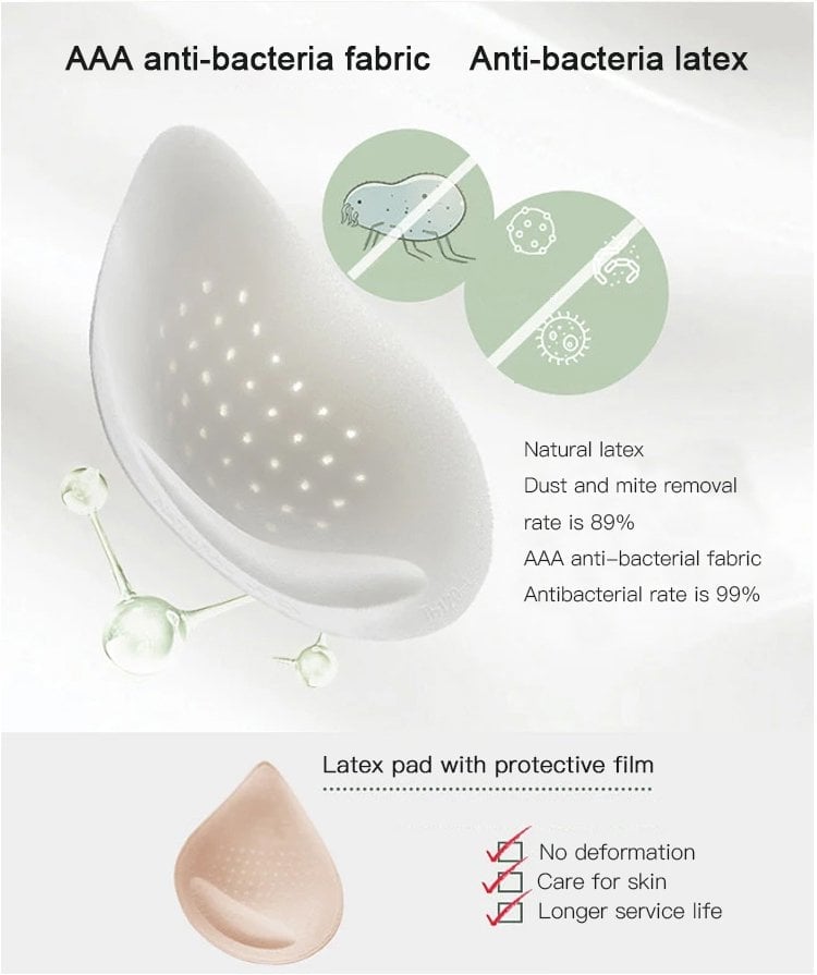 🎁Buy 1 Get 3 Packs💕Women's Ribbed Push Up Adjustable Wireless Bra