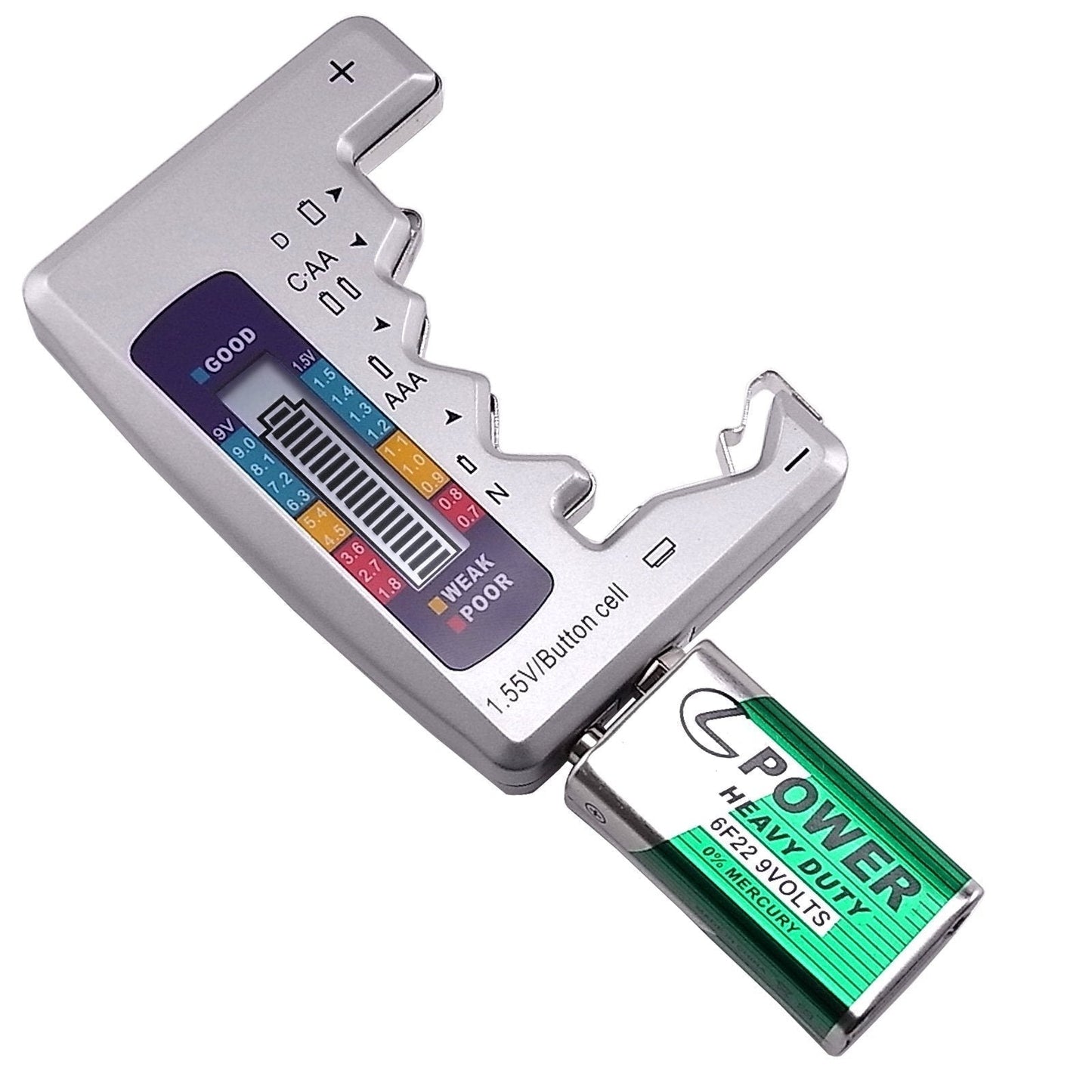 🔥49% OFF NOW🔋Portable Digital Battery Tester‑Universal Checker for All‑Size Household Batteries