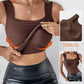 📢50%  OFF!⏰Women’s U-Neck Thermal Tank with Built-In Bra – Warm, Supportive & Braless Comfort ❄️❤️