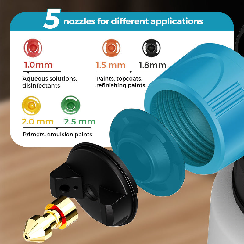 🎨 Wireless Electric Paint Sprayer | Christmas SALE 54% OFF!! | Cordless HVLP for Home DIY & Furniture | Fast, Even Coating Tool & Perfect Gift 🎄✨
