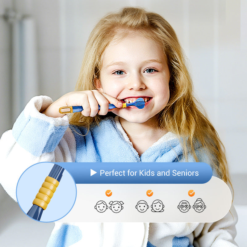 Three-head multi-angle cleaning toothbrush to ensure your oral safety📢📢Flash Sale: Ending in 3 Hours!⏰⏰