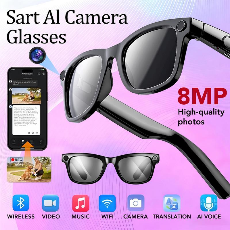 😎50% limited time offer🔥Smart AI Glasses with Photo & Video Capture