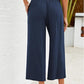 ⏳Limited-time 50% off⏰Women's Wide Leg Smock Waist Capri Pants👖💫