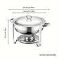 🔥 69% OFF NOW! 🎄 Stainless Steel Chafing Dish Buffet Set - Even Heat & Durable, Perfect for Holiday Gatherings and Parties ✨