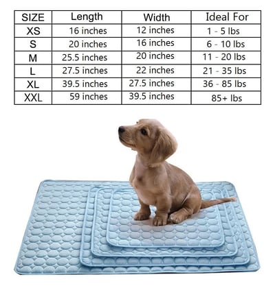 🐶🐱Summer pet cooling mat with non-toxic self-cooling gel
