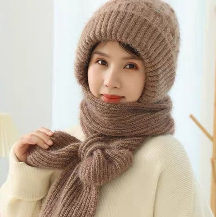 🎅EARLY CHRISTMAS SALE -49% OFF 🎄Winter Versatile Knitted Hooded Scarf for Women