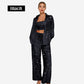 🌟👠Must-Have for Shiny Partiest✨ Dazzling Blazer & Wide-Leg Pants, Stylish and Grand, Perfect for Parties!（The more you buy, the higher the discount）