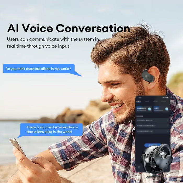 🏆#1 Bestseller ⚡⏰Kabellose OWS Bluetooth5.4-Ohrhörer mit KI-Übersetzung (passend für iOS und Android)