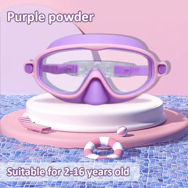 🥳2026 HOT SALE🥳 50% OFF! 🔥🏆#1 Bestselling🏊‍♀️HD children's large frame waterproof and anti-fog swimming goggles