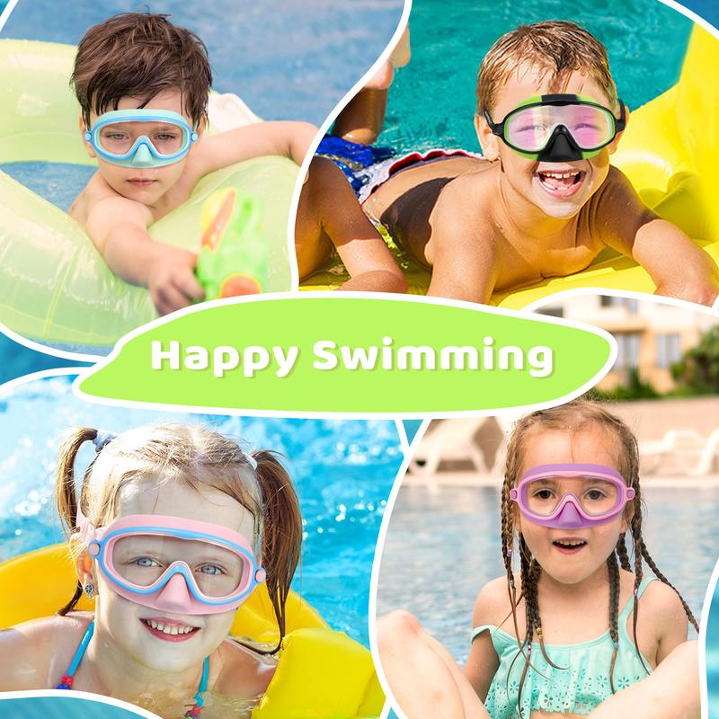 🥳2026 HOT SALE🥳 50% OFF! 🔥🏆#1 Bestselling🏊‍♀️HD children's large frame waterproof and anti-fog swimming goggles
