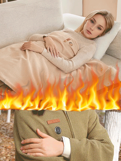🧣 LIMITED-TIME 50% OFF! ⚡ Portable USB Wearable Heating Blanket – Lightweight, Warm, Convenient ✨