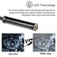 ✨ 3-IN-1 ENDOSCOPE - 2.0MP HD with 6 LED Lights, IP67 Waterproof, Compatible with Smartphones for Home Inspection and DIY Projects 📱🛠️