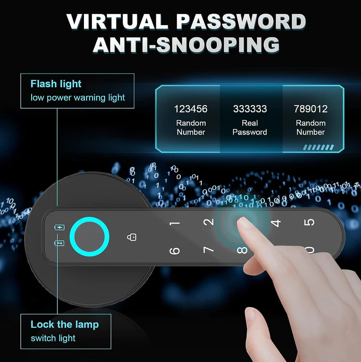📢📢50% OFF !! ⏰Intelligent door lock with fingerprint