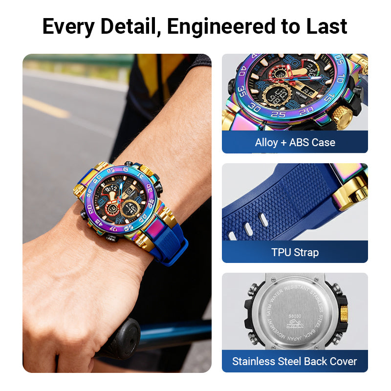 ⌚ 60% OFF! ✨ MULTIFUNCTION LED WATCH - Waterproof & Digital Display, 7 Sports Modes with Sleep Monitor, Perfect for Outdoor and Daily Use 🌟🔋