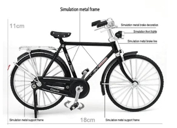 🚴 50% OFF NOW! 🔥 DIY Bicycle Model Kit - Detailed Scale Build & Educational, Perfect Gift for Hobbyists 🚚