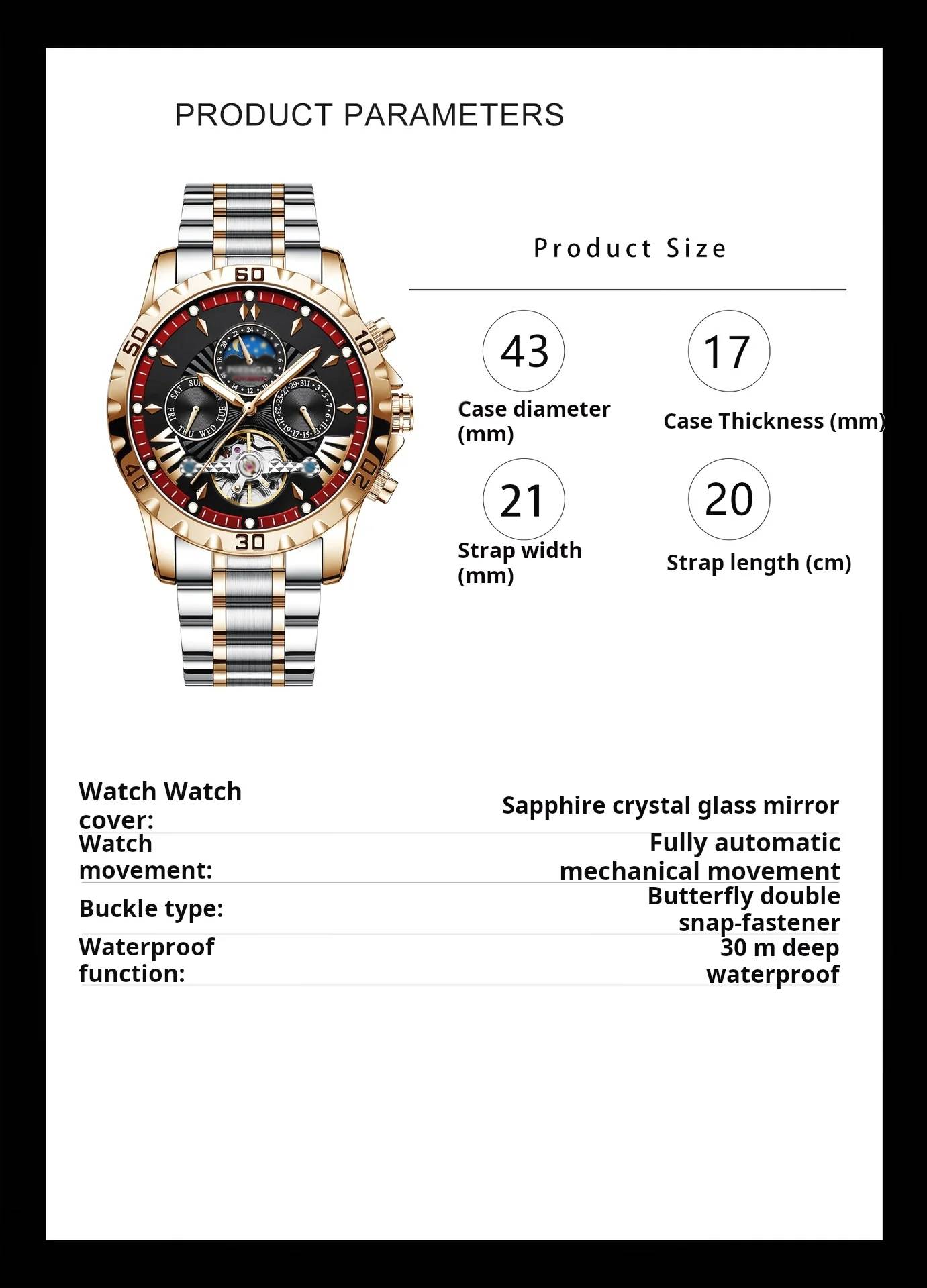 ⏳Time-Limited Special⏰Swiss Brand New Waterproof Automatic Mechanical Watches