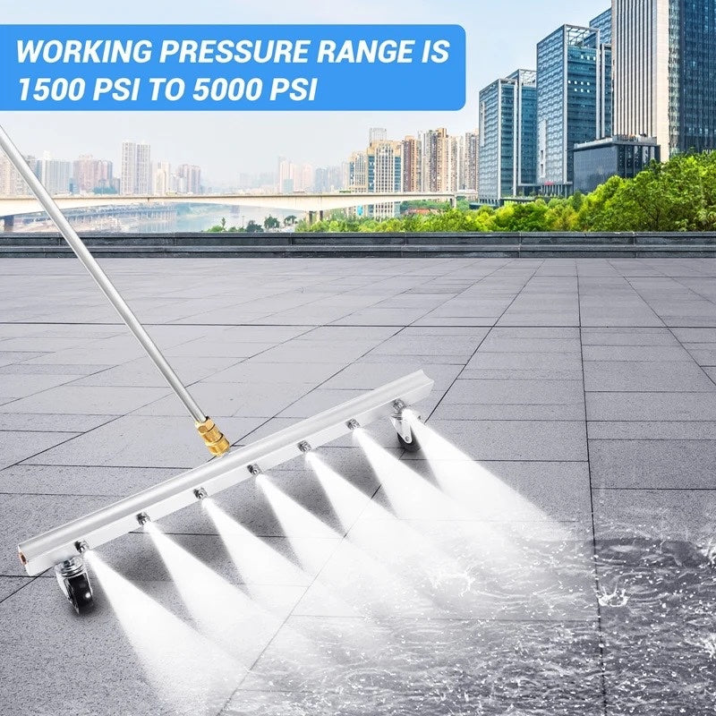 🔥 5000 PSI Ultra Water Pressure 💦 Chassis Pressure Cleaner Water Broom