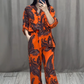 （Free Shipping）Two Piece Shirt and Trousers Set for Women