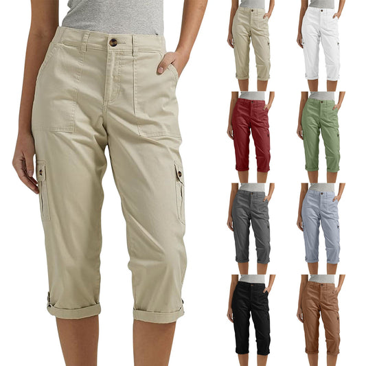 ⏰50% OFF! 🩳Women’s High-Elasticity Multi-Pocket Casual Shorts – Comfortable, Functional & Perfect for Summer 🌞✨