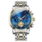 Luxury Design Dodecagon Quartz Watch New Multifunctional Men's Wristwatch