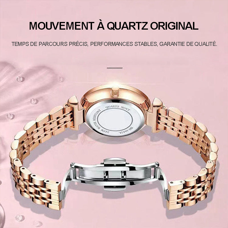 💎👑 50% OFF🌟Women's Luxury Shiny Waterproof Stainless Steel Watch