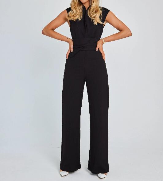 🎁Limited time 70% OFF⏳Women's Sleeveless Wide-Leg Jumpsuit