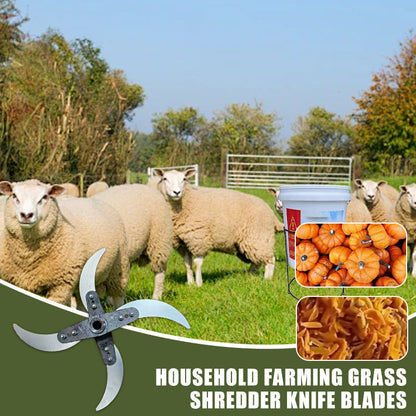 🔥Hot Sale 50% OFF -🎁Household Farming Grass Shredder Knife Blades