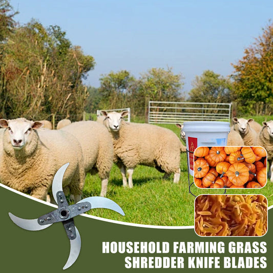 🔥Hot Sale 50% OFF -🎁Household Farming Grass Shredder Knife Blades