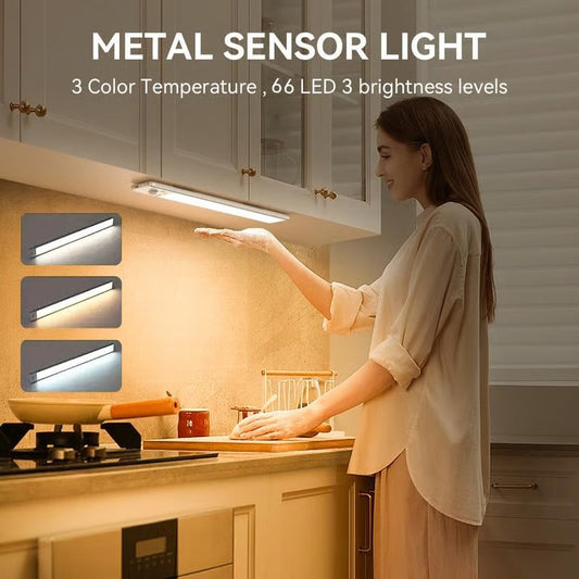 🔥3-Color Lighting Punch-free Smart Sensor Magnetic Rechargeable LED Lights💡