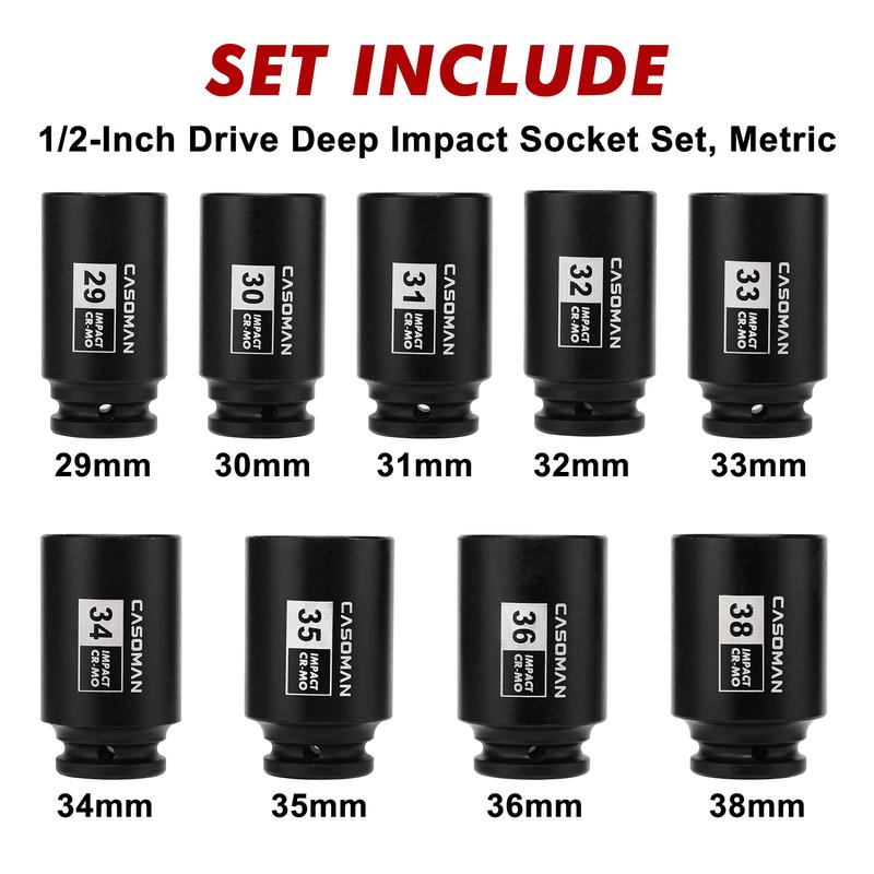 📢📢50% OFF⏰8-Piece Drive Impact Socket Set