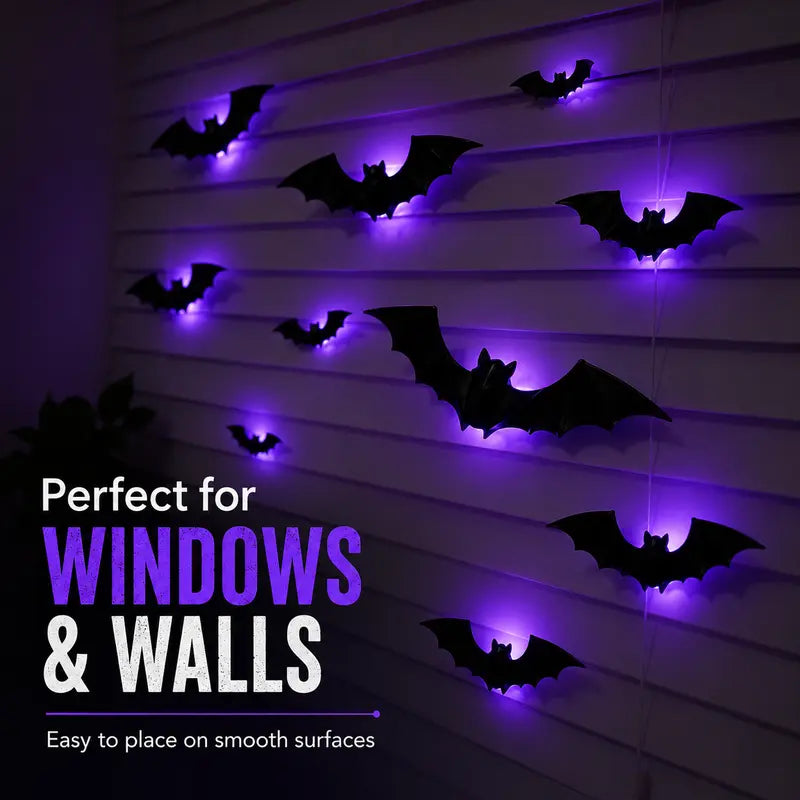 🎉 2026 Sale — Over 26,000 Sold! 💞 2026 New Halloween 3D Lighted Bats