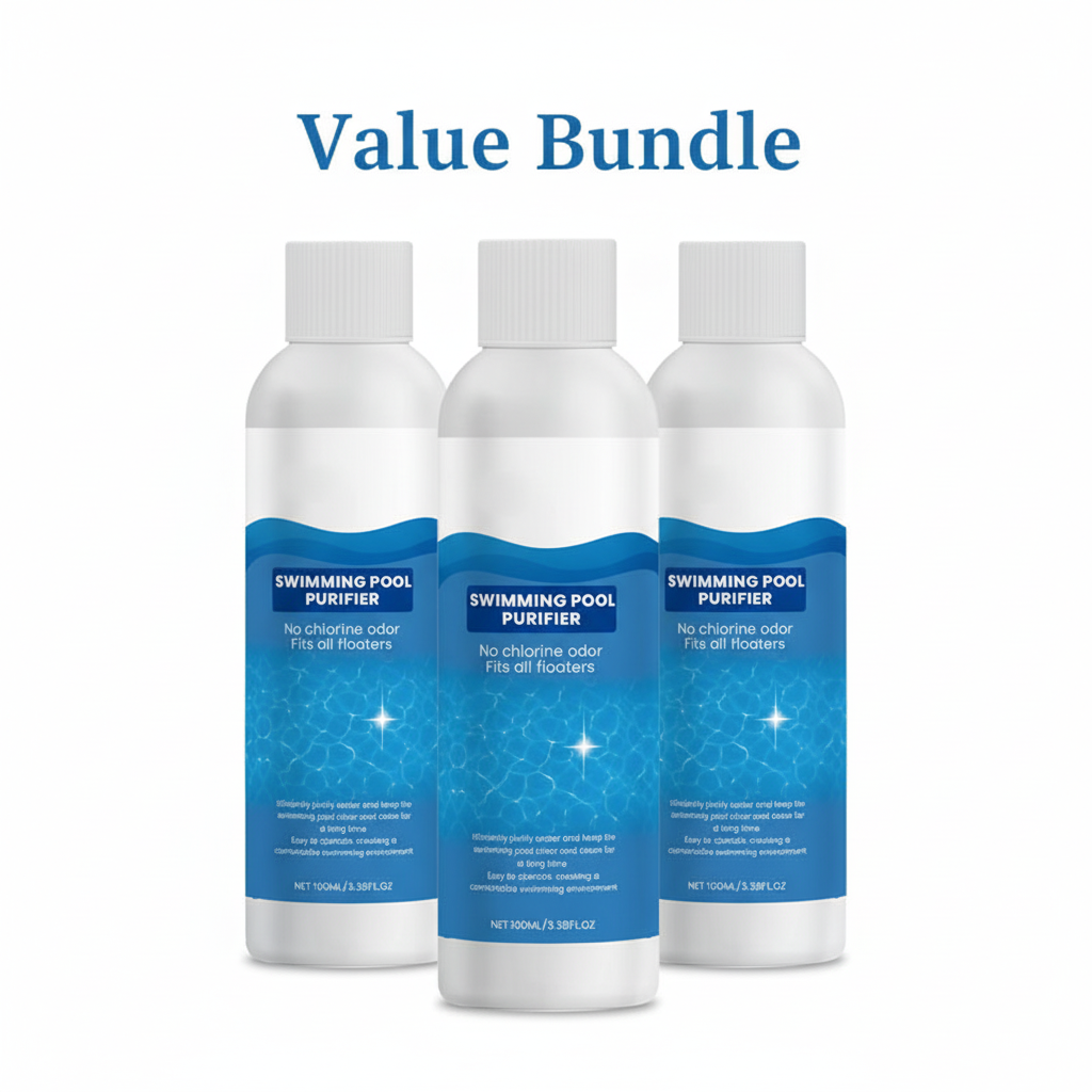 🏊‍♂️Summer Sale 50% off!💧Swimming Pool Purifying Liquid – Crystal Clear Water, Zero Hassle! 💙