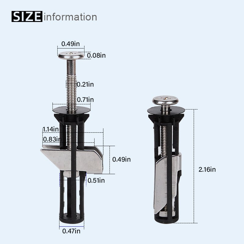 📢📢LIMITED-TIME 50% OFF⏰Heavy Duty Toilet Seat Fastener Bolt kit