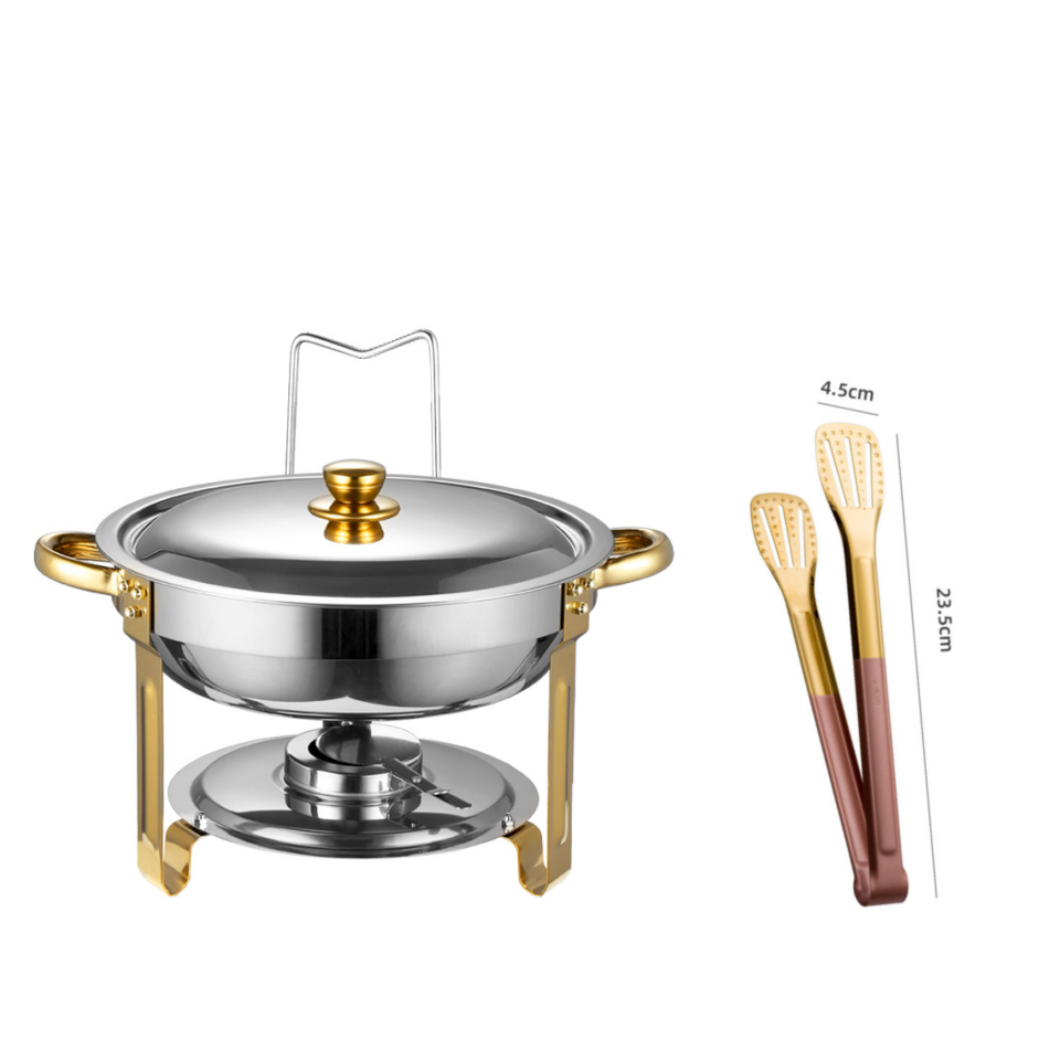 🔥 69% OFF NOW! 🎄 Stainless Steel Chafing Dish Buffet Set - Even Heat & Durable, Perfect for Holiday Gatherings and Parties ✨