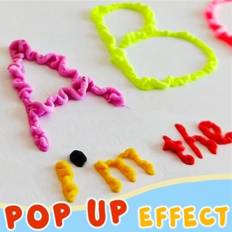 ⏳Time-Limited Special⏰Magic Pen – Draw 3D with one stroke!🎄 DIY Bubble Popcorn Drawing Pens