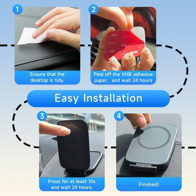 📢📢50% OFF!!⏰✨Magnetic Strong-Hold Phone Mount—Sticks Like a Magnet, Stands Like a Rock!📱⚡