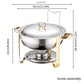 🔥 69% OFF NOW! 🎄 Stainless Steel Chafing Dish Buffet Set - Even Heat & Durable, Perfect for Holiday Gatherings and Parties ✨