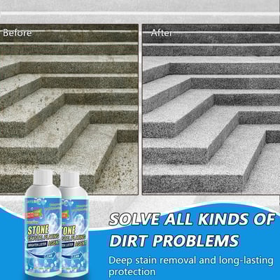 🔥Stone Stain Remover Cleaner (Effective Removal of Oxidation, Rust, Stains)
