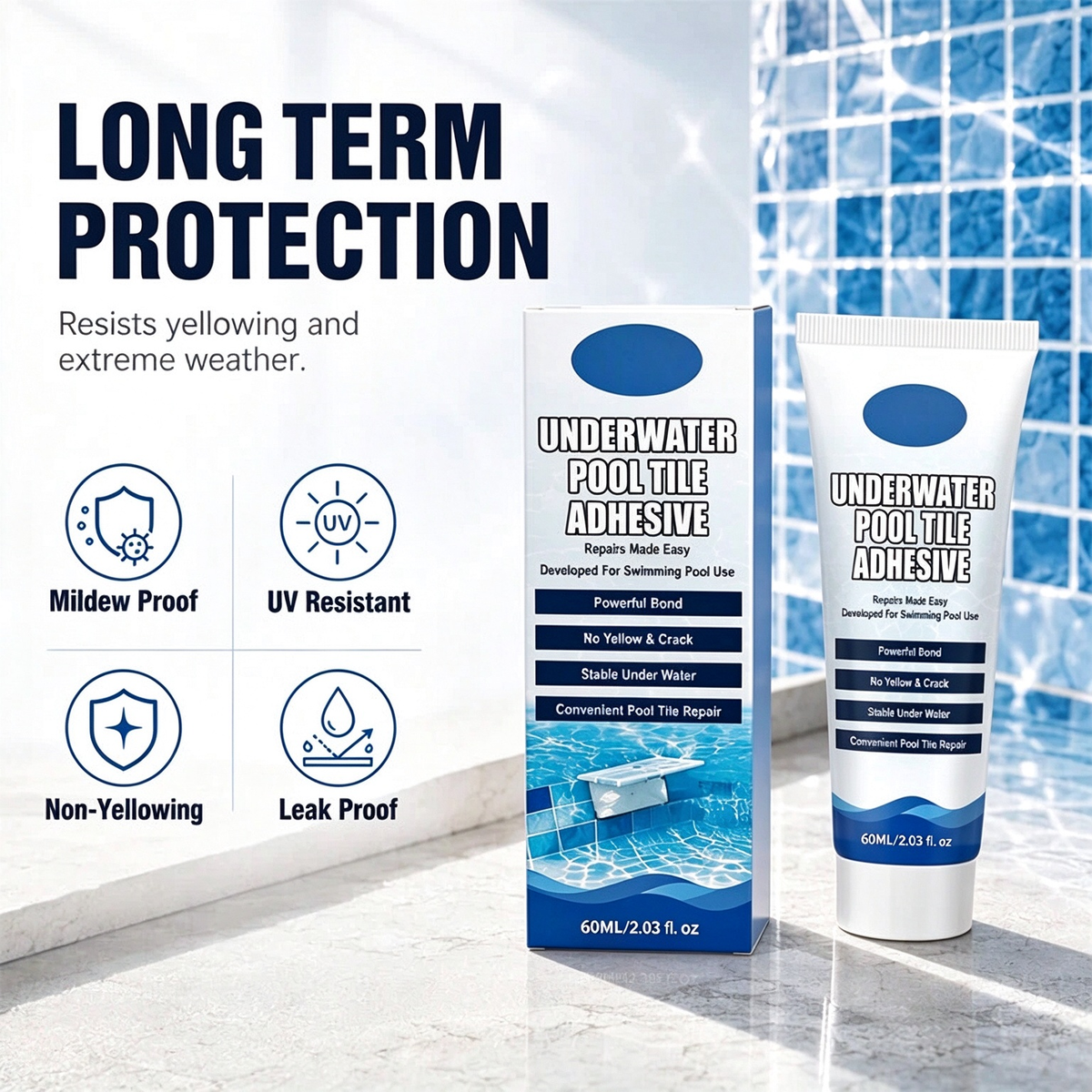 🏊Buy 2 Get 1 Free💧High-Strength Underwater Adhesive – No Drain Repair, Fast Bond, Seamless ✨