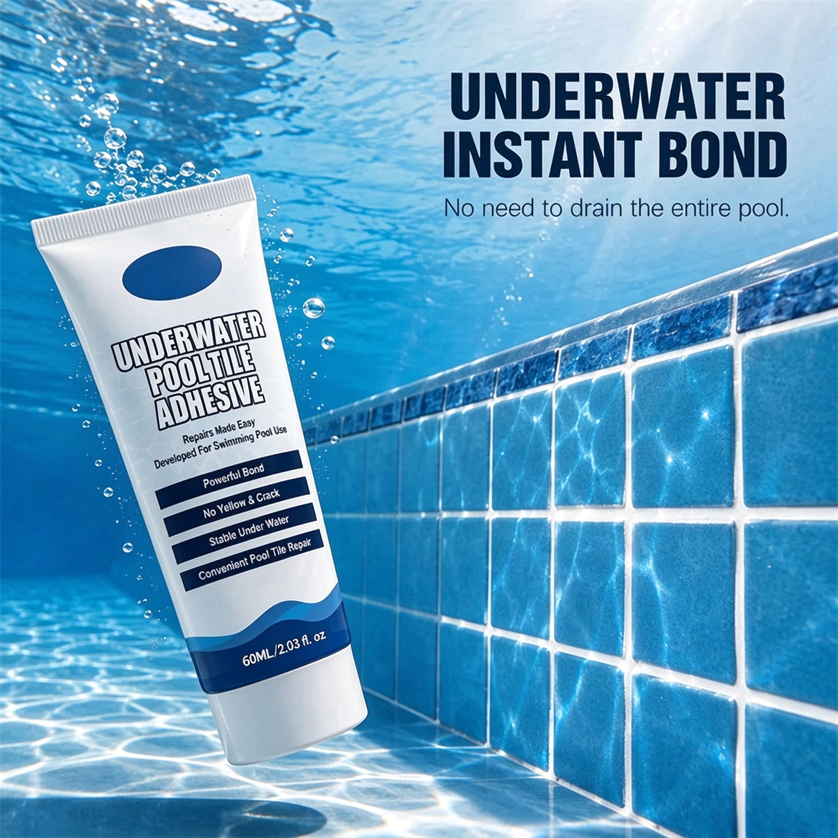 🏊Buy 2 Get 1 Free💧High-Strength Underwater Adhesive – No Drain Repair, Fast Bond, Seamless ✨