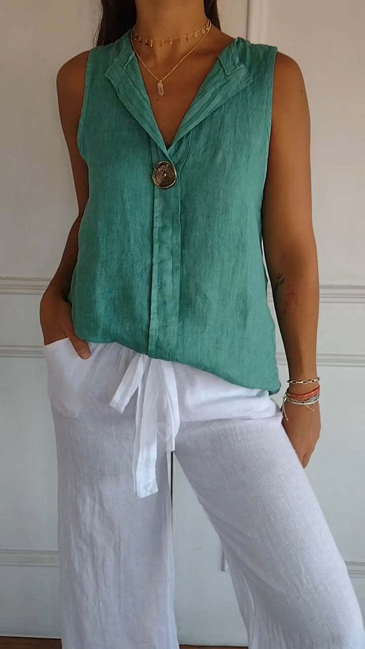 🔥SUMMER SALE 48% OFF🔥Women's Casual V-Neck Sleeveless Top