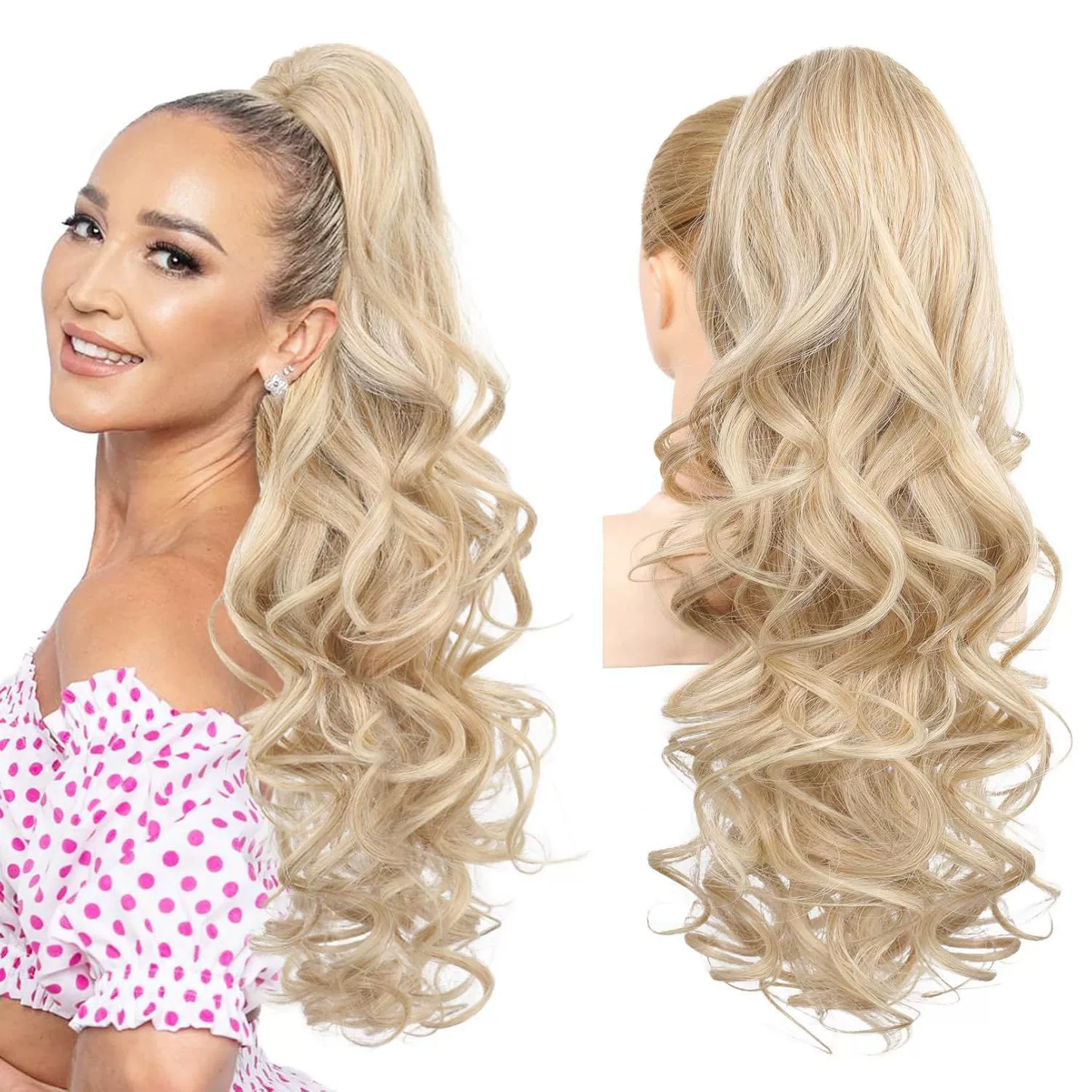 💜Limited time promotion 50%OFF💜Clip-on Wavy Ponytail Extension