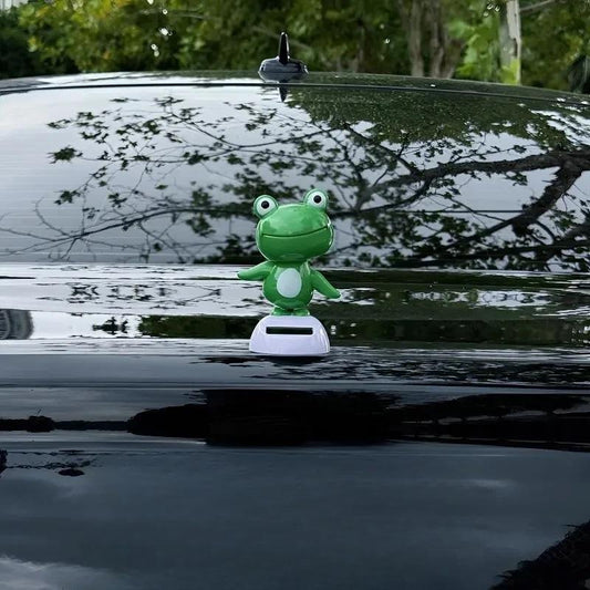 🐸☀️ Meet Your New Happy Buddy! The Solar Wobbling Frog Decor ☀️🐸