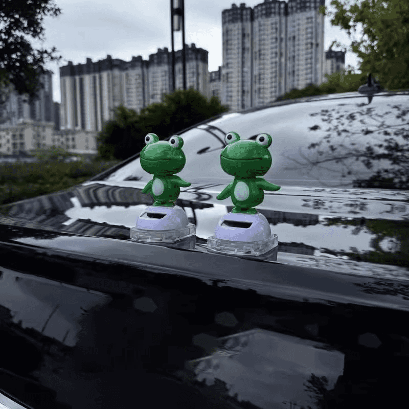 🐸☀️ Meet Your New Happy Buddy! The Solar Wobbling Frog Decor ☀️🐸