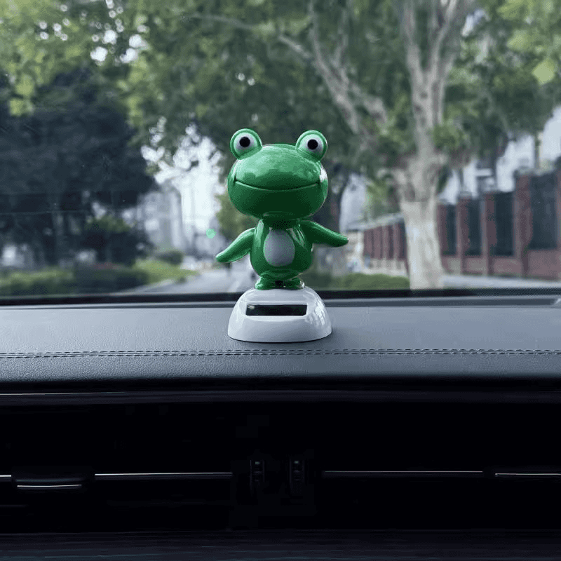 🐸☀️ Meet Your New Happy Buddy! The Solar Wobbling Frog Decor ☀️🐸