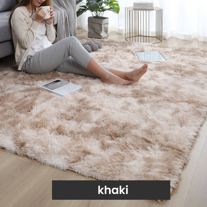 🛋️ 50% OFF NOW! 🎨 Gradient Color Plush Floor Mat – Ultra-Soft 4cm, Non-Slip & Machine Washable ✨